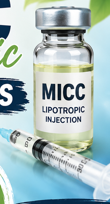 MICC Lipotropic Injection vial and syringe